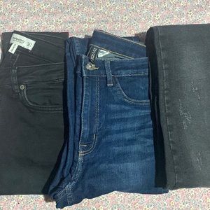 Set of 3 denim jeans